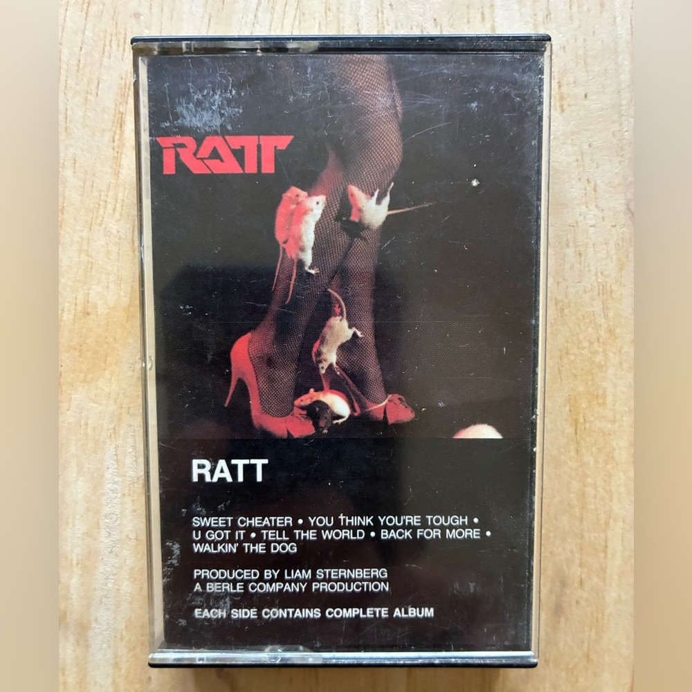 Self Titled - Ratt (EP Cassette 1984 Time Coast Atlantic Records)